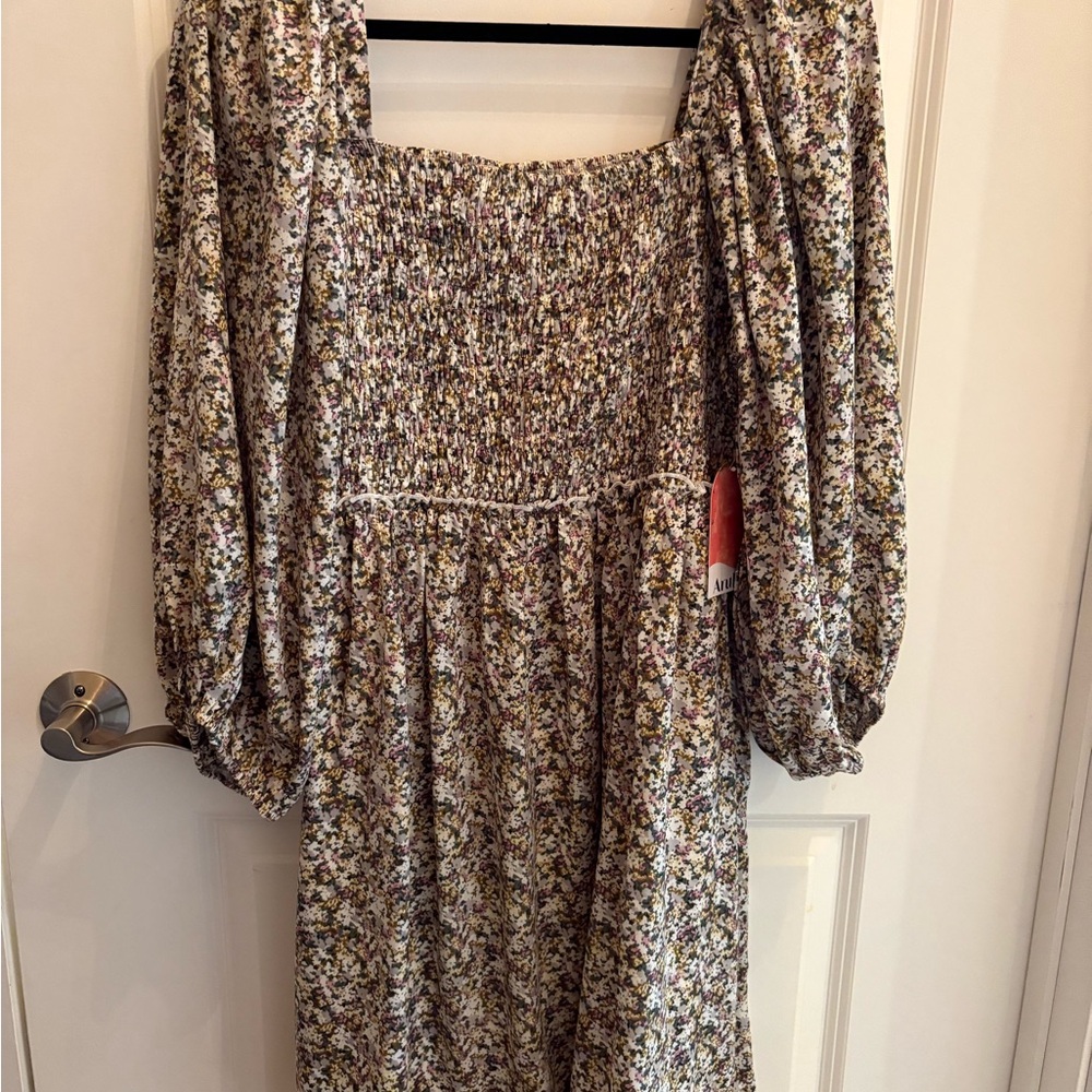 Floral Smocked Dress